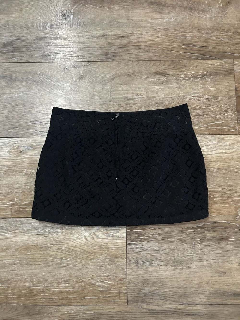 Jenny B Black Lace Mini Skirt Size 11